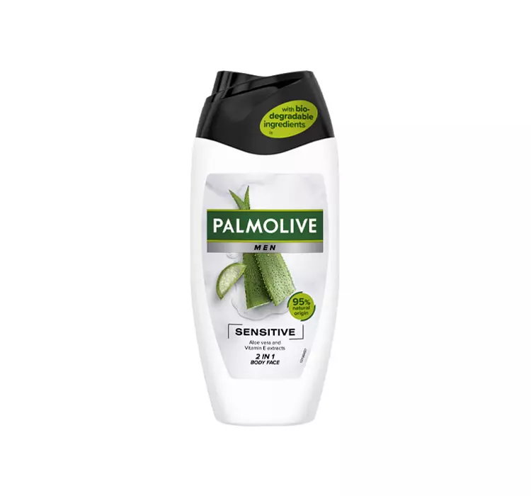 PALMOLIVE MEN SENSITIVE ŻEL POD PRYSZNIC 2W1 DO CIAŁA I TWARZY 2W1 250ML