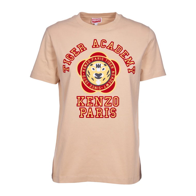 Brązowe koszulki i pola z szerokością Pinaforemetal Kenzo