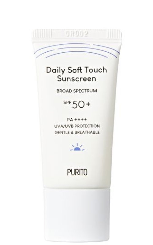 Purito Daily Soft Touch Sunscreen Codzienny krem przeciwsłoneczny z ceramidami SPF50+ PA++++ Mini 15
