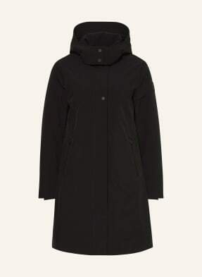 Woolrich Parka Puchowa Firth Z Odpinanym Kapturem schwarz