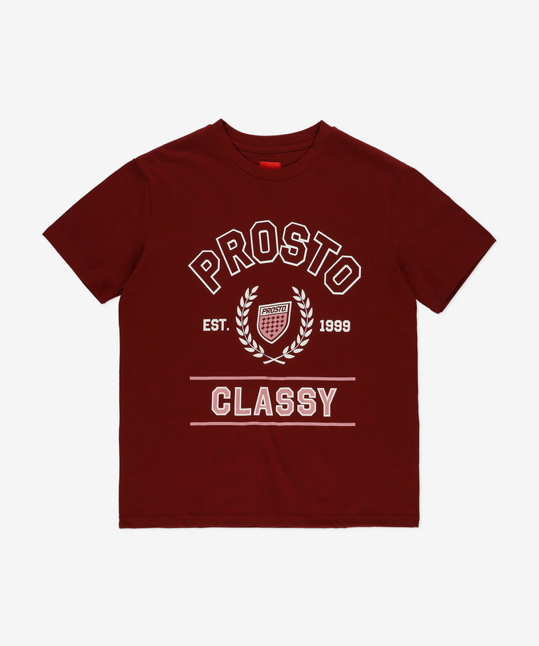 T-shirt Plumie Burgundy