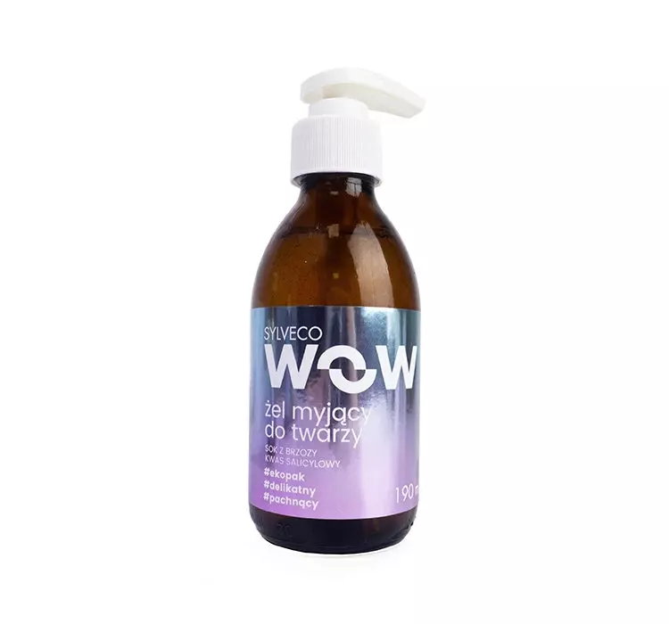 SYLVECO WOW ŻEL MYJĄCY DO TWARZY CERA MŁODA SOK Z BRZOZY KWAS SALICYLOWY 190ML