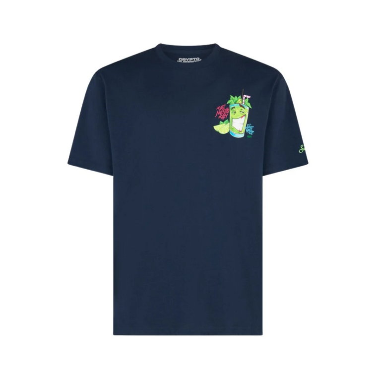 Casual T-shirt dla mężczyzn MC2 Saint Barth