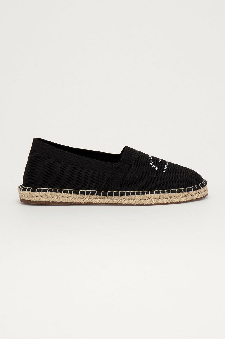 Karl Lagerfeld Espadryle KL70108.K00 kolor czarny