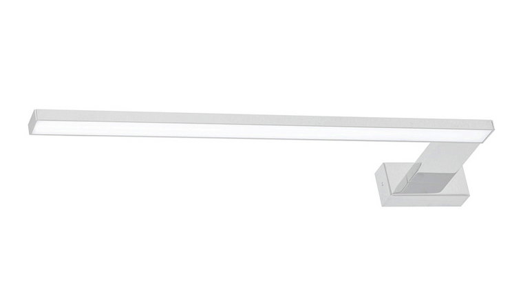 Biały kinkiet łazienkowy prawostronny - N016-Cortina 11W 45x12x4 cm