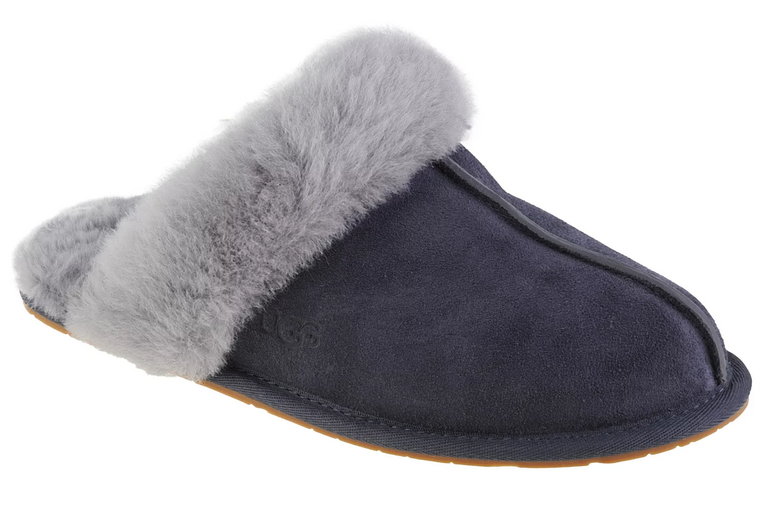 UGG W Scuffette II 1106872-EBLG, Damskie, Granatowe, kapcie, skóra zamszowa, rozmiar: 36