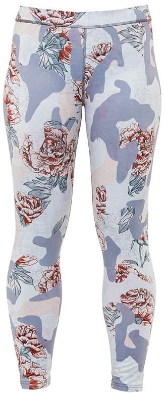 ROJO 7/8 PANT FLORAL CAMO GLACIER GREY kobiety bielizna termo - M