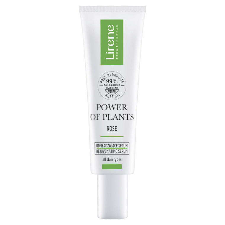 Lirene Power Of Plants Odmładzające Serum Do Twarzy Róża Serum Do Twarzy 30ml