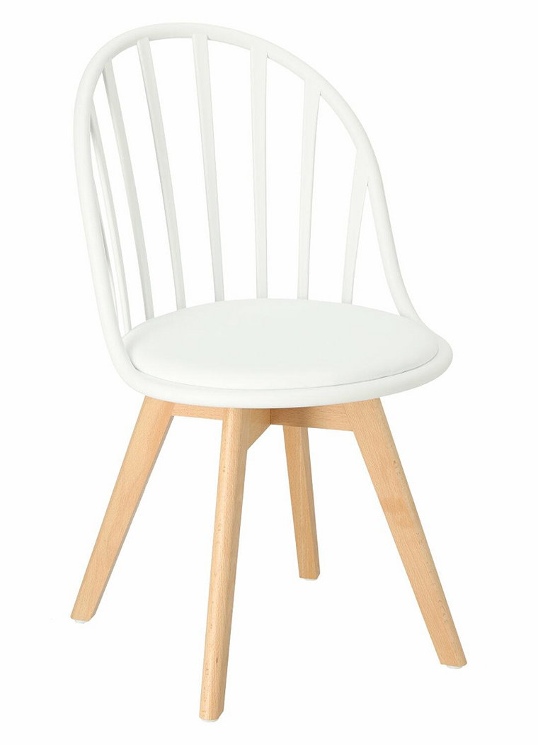 Białe krzesło patyczak - Malene 2X