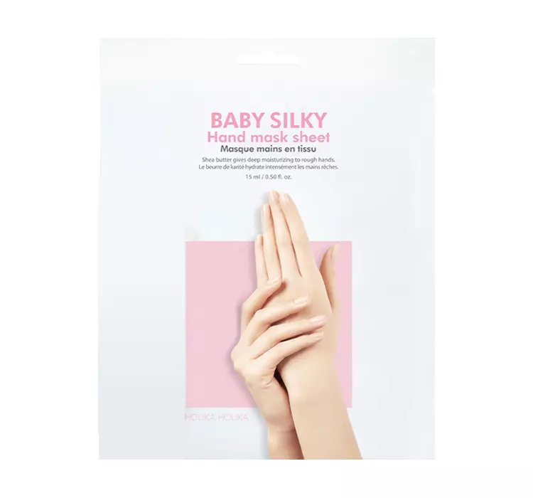 HOLIKA HOLIKA BABY SILKY HAND MASK SHEET MASKA DO DŁONI 15ML