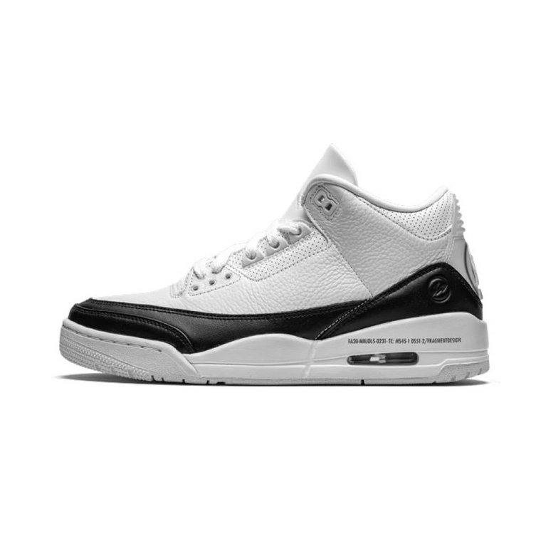Retro Fragment White Black Sneakers Jordan