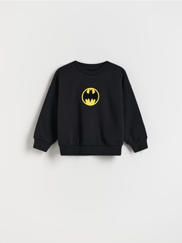 Reserved - Bluza oversize Batman - czarny