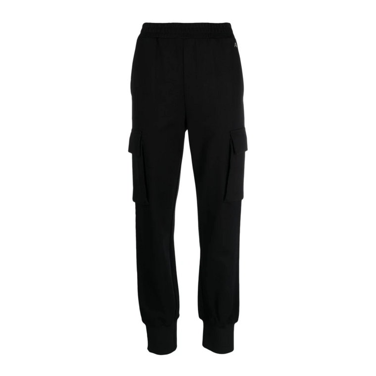 Czarne Track Pants Twinset