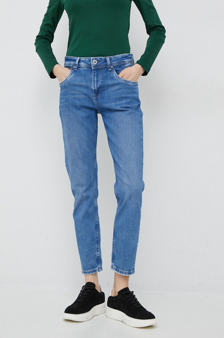 Pepe Jeans jeansy Violet damskie high waist