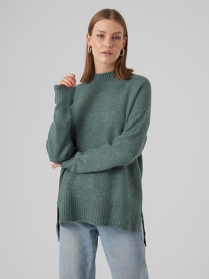 Vero Moda Sweter w kolorze zielonym