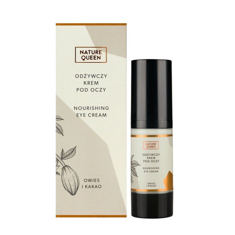 NATURE QUEEN ODŻYWCZY KREM POD OCZY OWIES I KAKAO 30ML