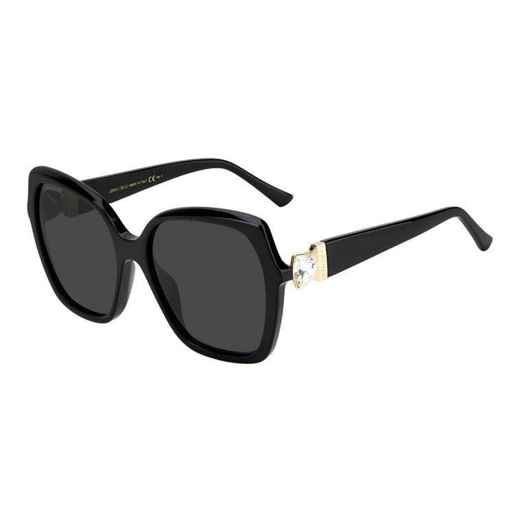 Czarne/Szare Okulary Manon Jimmy Choo