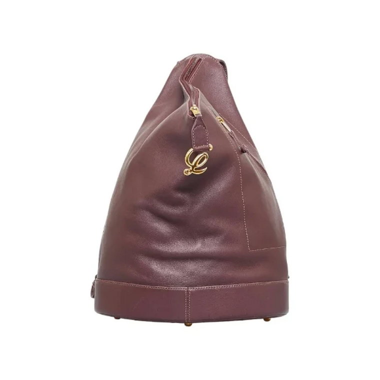 Pre-owned Leather backpacks Loewe Pre-owned