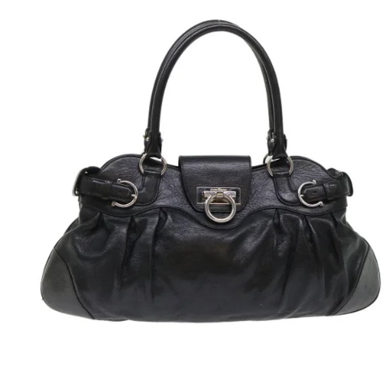 Pre-owned Leather handbags Salvatore Ferragamo Pre-owned