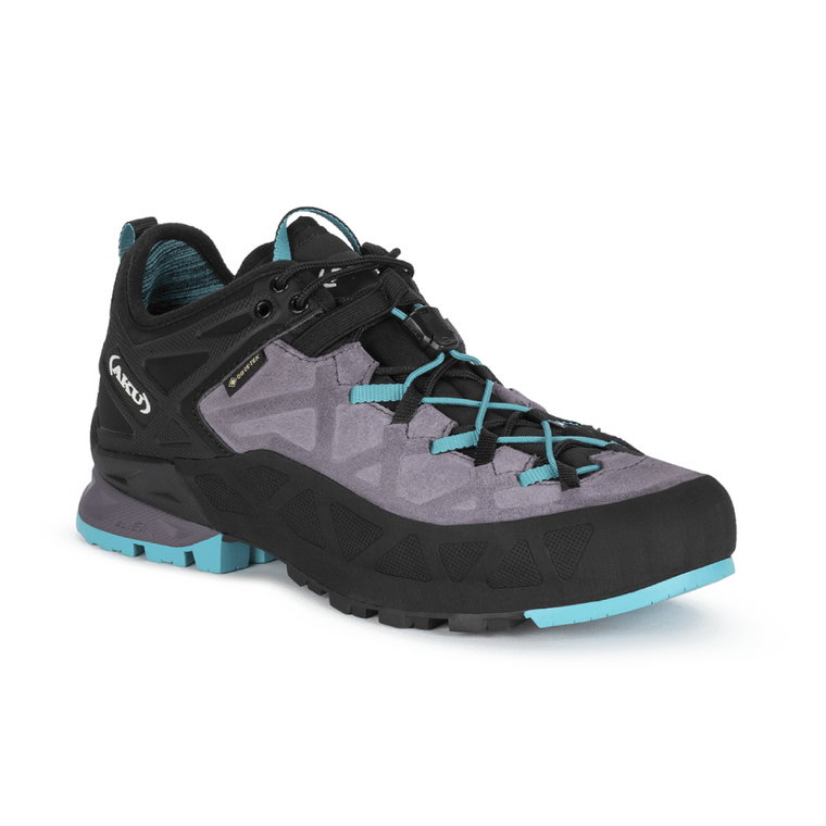 Damskie buty podejściowe AKU ROCK DFS GTX light grey/turquoise - 37,5