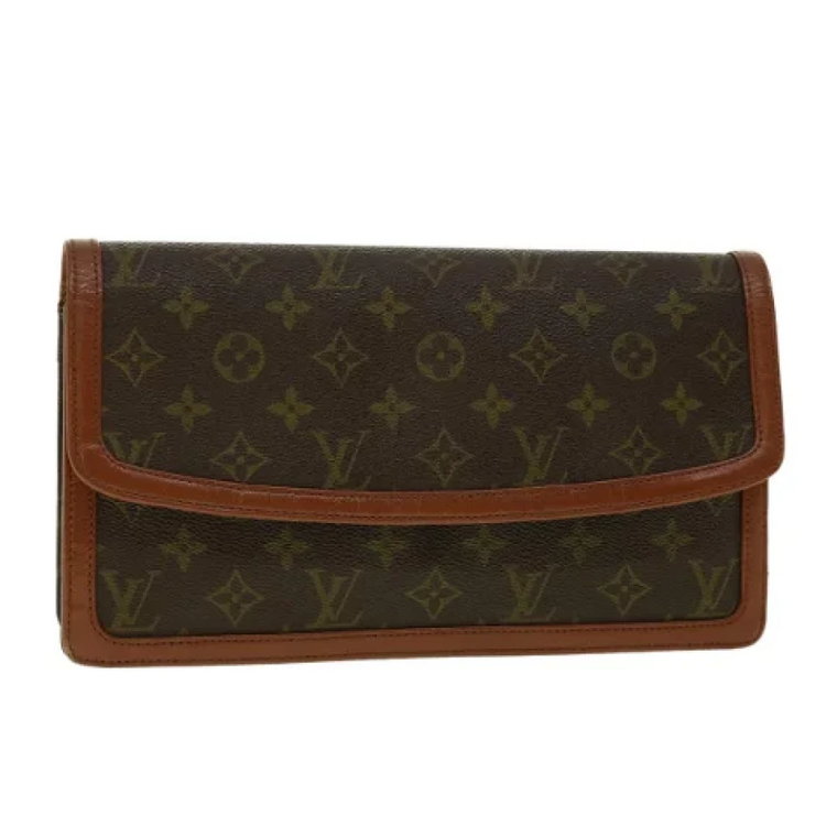 Używana Brązowa Torba Louis Vuitton Clutch Louis Vuitton Vintage