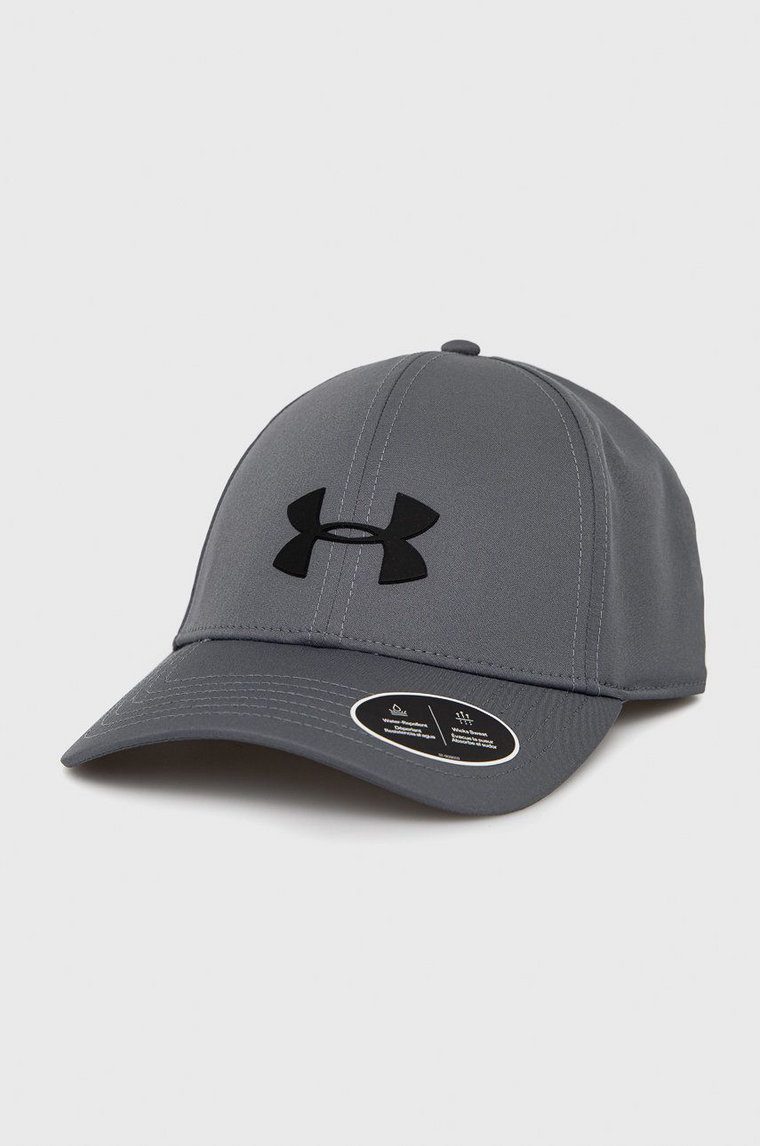 Under Armour czapka 1369781 kolor szary gładka 1369781-001