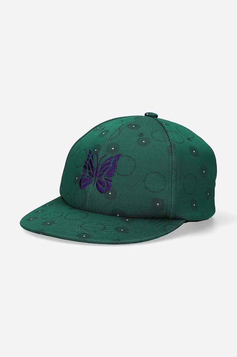 Needles czapka z daszkiem Baseball Cap Poly Jq kolor zielony wzorzysta LQ035.GREEN-Green