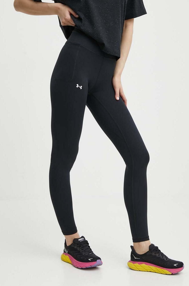 Under Armour legginsy treningowe Meridian Ultra kolor czarny gładkie