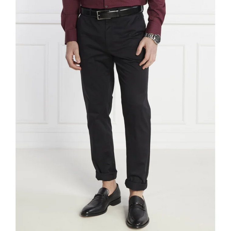 Calvin Klein Spodnie SATIN STRETCH CHINO | Slim Fit