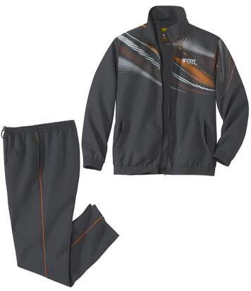 Komplet dresowy Sport Outdoor Mężczyzna Atlas for Men - Kolor : Szary - Rozmiar : 4XL