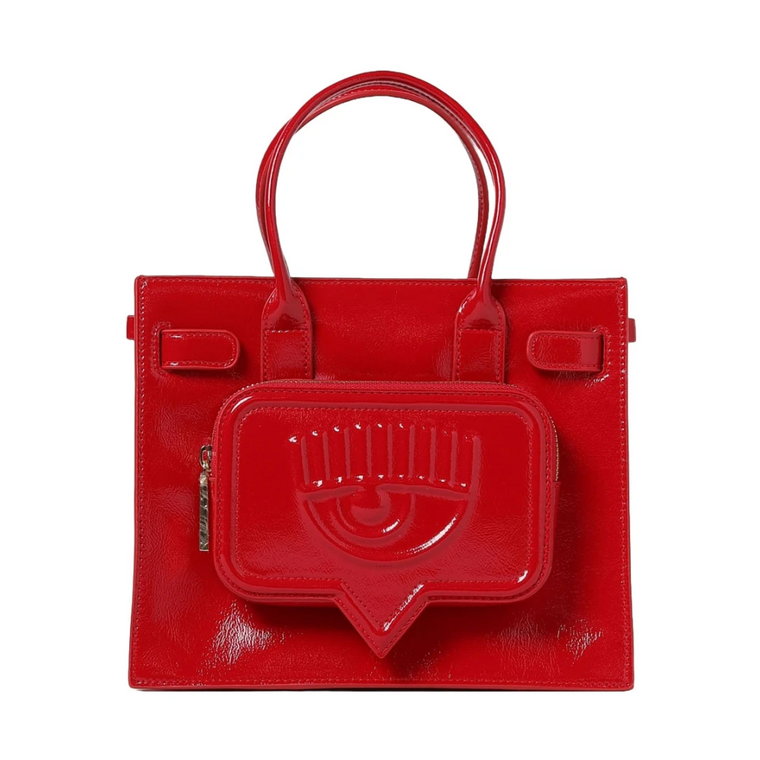 Czerwona torba Barbados Cherry dla kobiet Chiara Ferragni Collection