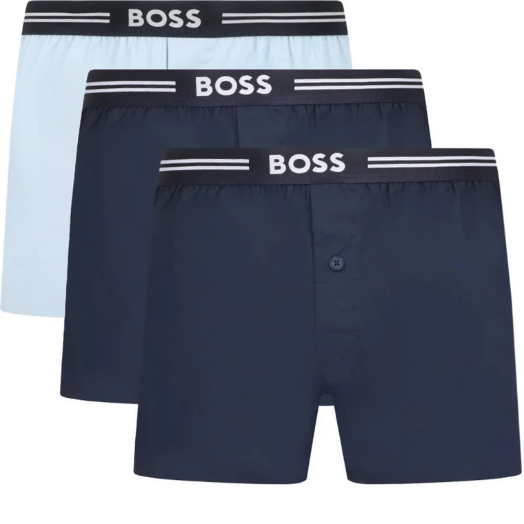 BOSS BLACK Bokserki 3-pack 3P Woven Boxer