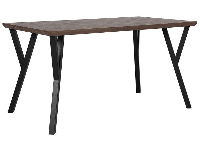 Stół do jadalni BELIANI Bravo, czarny, 140x80x75 cm