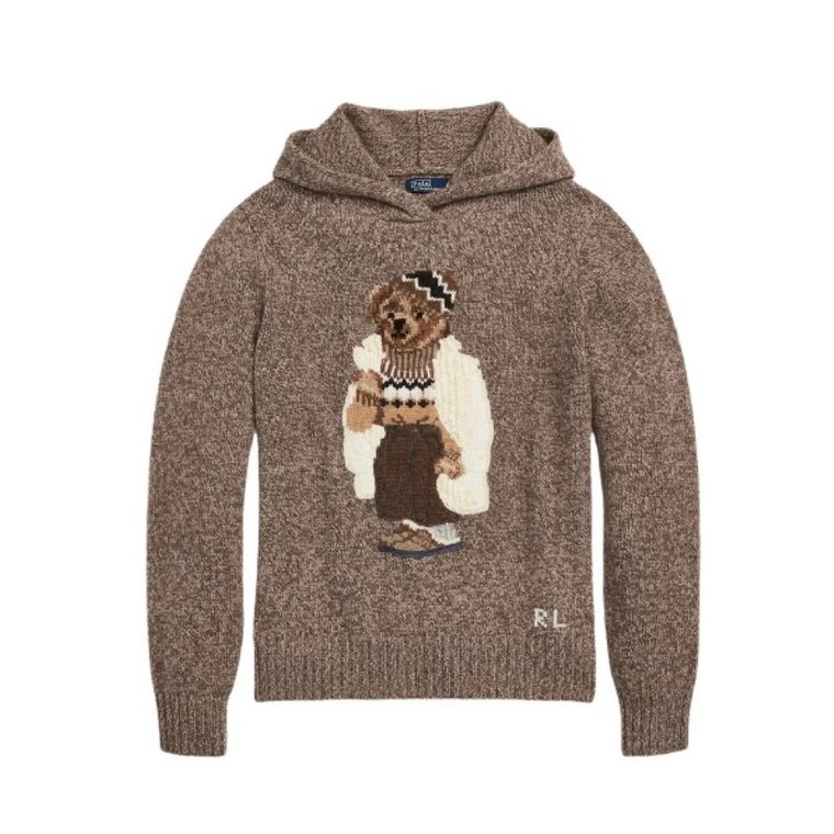 Miękki sweter z kapturem Polo Bear Polo Ralph Lauren