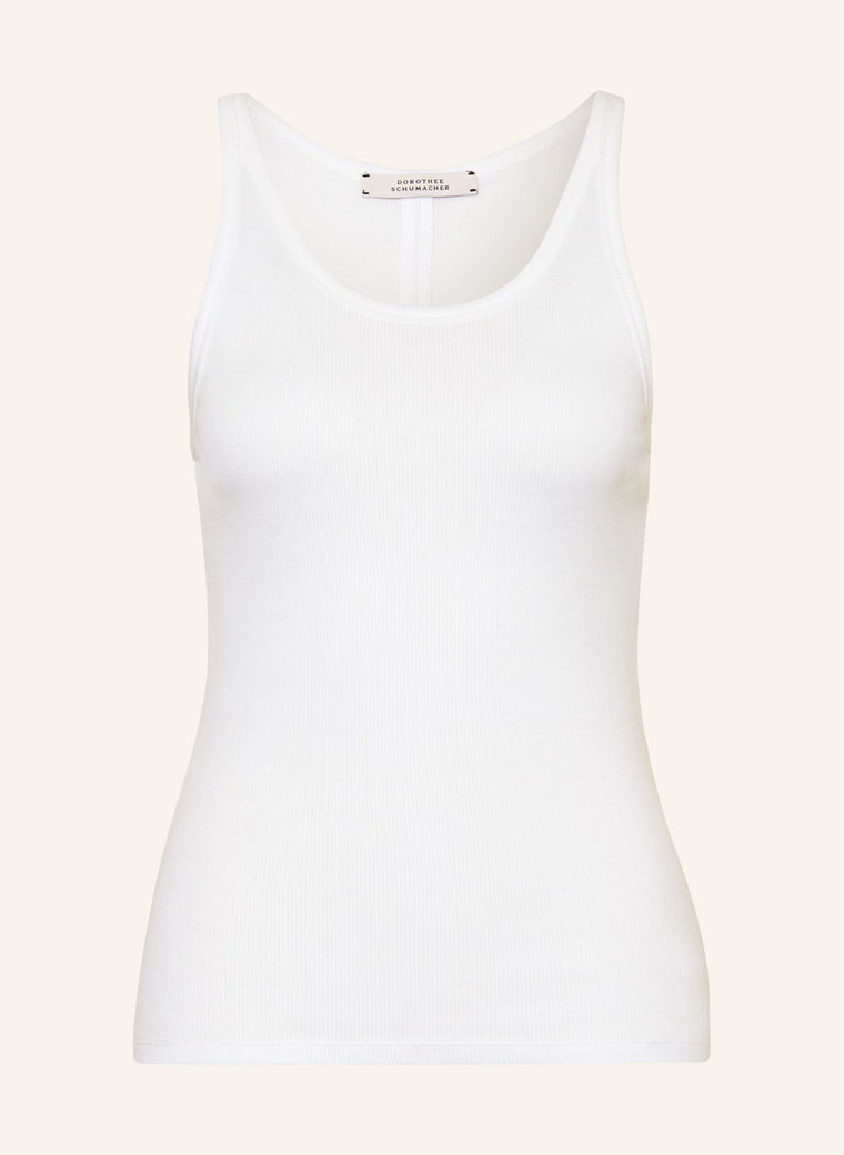 Dorothee Schumacher Top Simply Timeless Top weiss