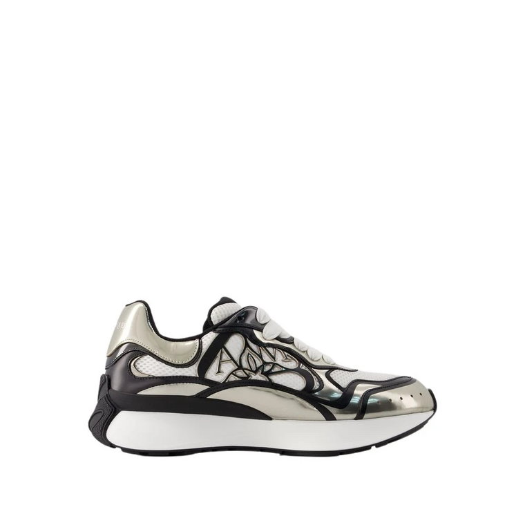 Canvas Sprint Runner Sneakers Alexander McQueen