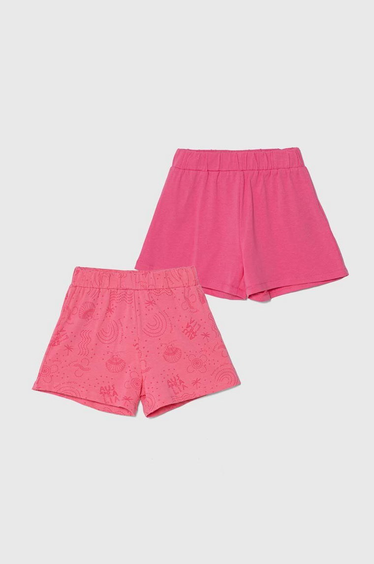 zippy szorty dziecięce 2-pack kolor fioletowy wzorzyste