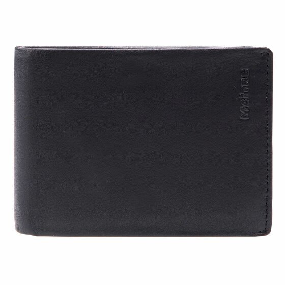 Maître Hundsbach Wolfram Portfel Ochrona RFID Skórzany 11.5 cm black