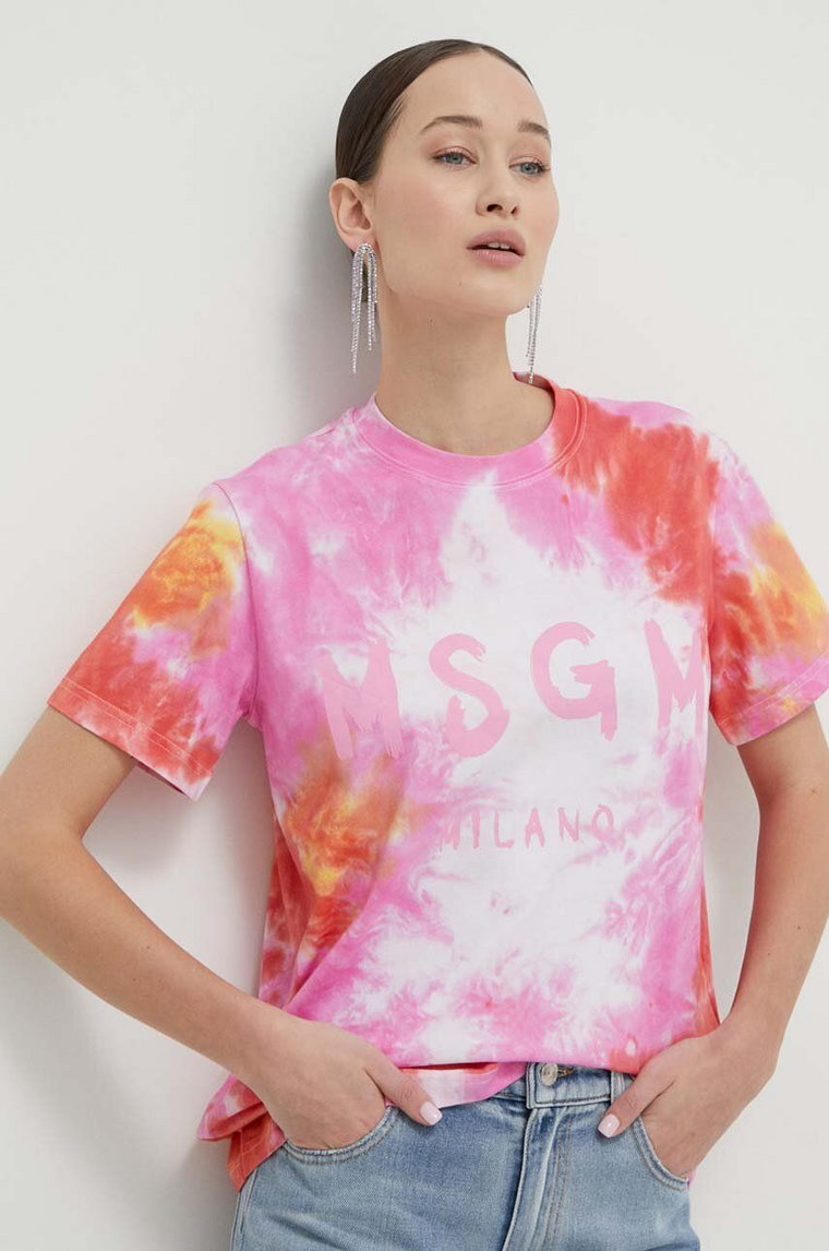 MSGM t-shirt bawełniany damski