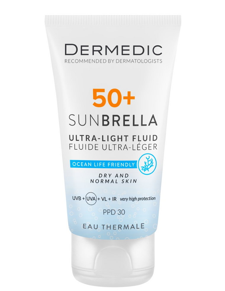 Dermedic Sunbrella Ultralekki krem do skóry suchej i normalnej SPF50+