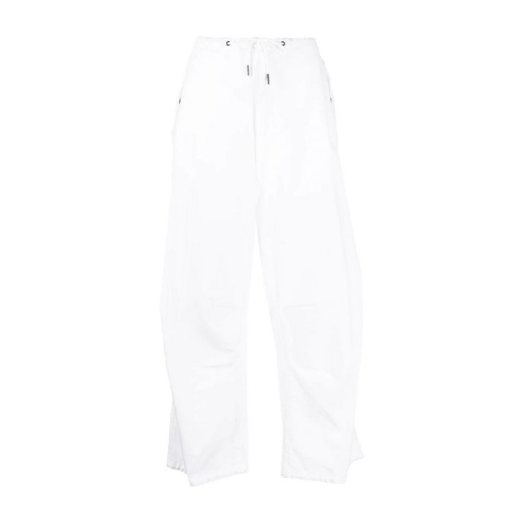Białe spodnie Loose-Fit Darkpark