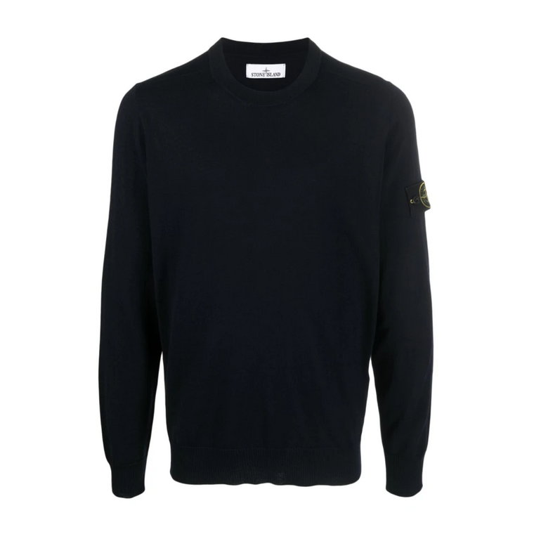 Niebieskie Swetry - Maglieria Stone Island