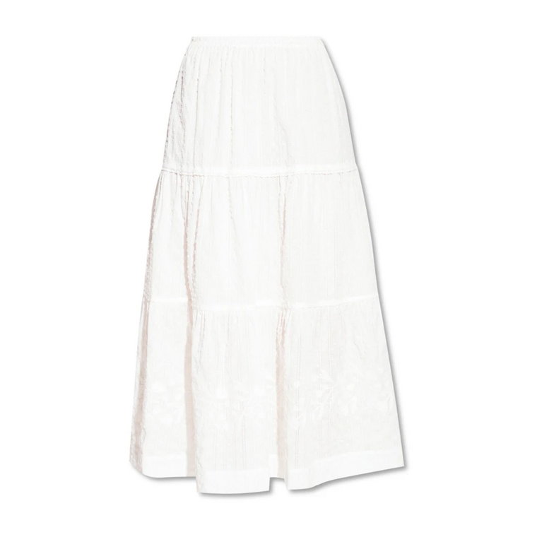Beztroska Elegancja Bawełniana Spódnica Midi See by Chloé