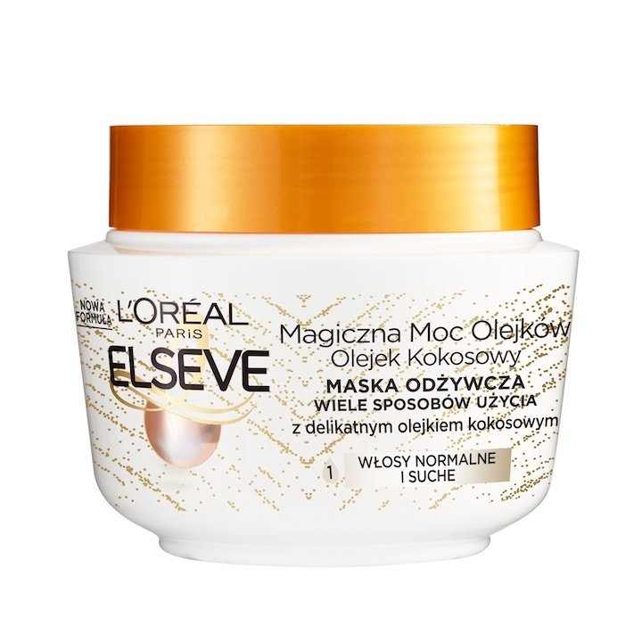 L'oreal Paris, Elseve Magiczna Moc Olejków, maska do włosów Olejek Kokosowy, 300 ml