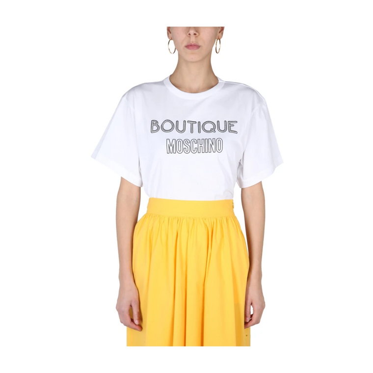 T-shirt logo Boutique Moschino