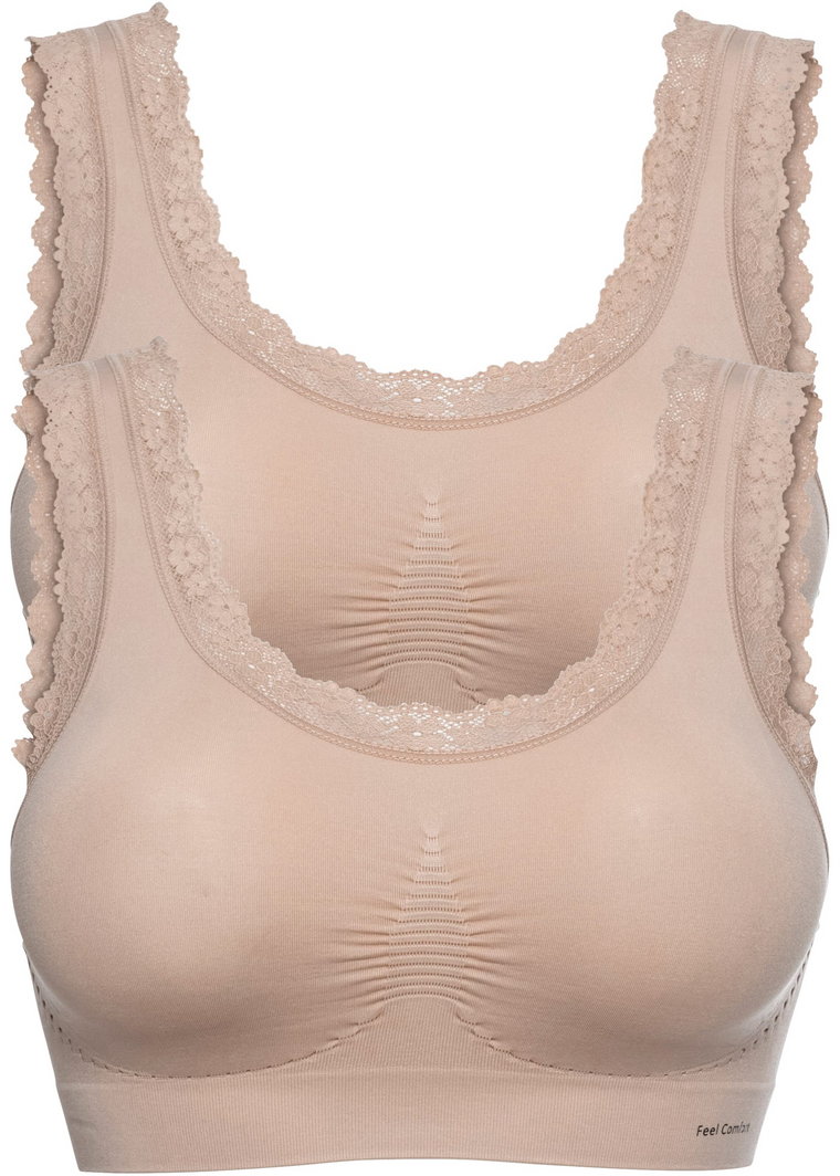 Biustonosz bezszwowy bustier Feel comfort (2 szt.)