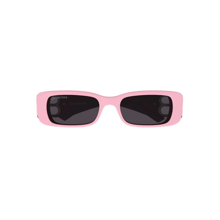 Różowe Fioletowe Okulary Przeciwsłoneczne Ss23 - Moda Damska Balenciaga
