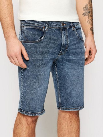 Wrangler Szorty jeansowe Colton W15VJP251 Granatowy Regular Fit
