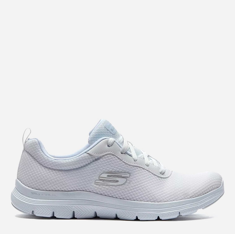 Buty sportowe damskie z siatki do kostki Skechers 149303-WHT 37 (7US) 24 cm Białe (195204815359). Buty sportowe damskie