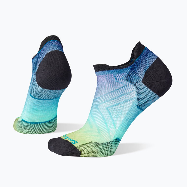 Skarpety do biegania damskie Smartwool Run Zero Cushion Ombre Print Low Ankle capri